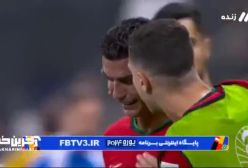 اشک های رونالدو پس از ازدست دادن پنالتی