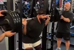 تمرین فوق سنگین هادی چوپان  برای مسابقات مستر المپیا 2025