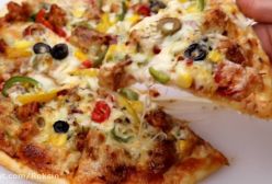 آموزش پیتزای خانگی : آموزش پیتزای مرغ خانگی