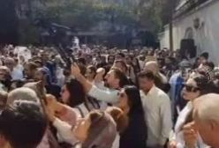 پخش سرود فیلم ای ایران در مراسم تشییع پیکر ناصر تقوایی