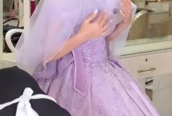 شینیون مو به سبک عاطفه کبیری