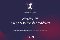 پادکست | ‏ERP در صنایع خاص؛ وقتی ماژول‌ها به زبان هر کسب‌وکار حرف می‌زنند