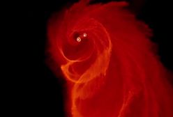 اولین سند واقعی از رقص ویرانگر دو سیاه‌چاله عظیم