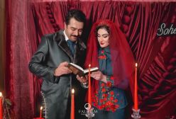 مریم مومن و همسرش در شب یلدا