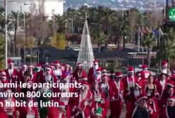 مسابقه دو میان هزاران بابانوئل در اسپانیا