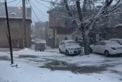 بارش برف در سردشت | هم اکنون🌧