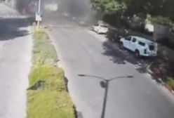 لحظه اصابت راکت حزب‌الله به خودروهای اسرائیلی