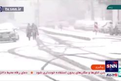بارش شدید برف در تهران امروز ۷ آذر ۱۴۰۳