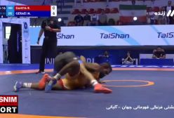 پیروزی قاطعانه محمدعلی گرایی در مقابل حریف هندی در رقابت‌های جهانی آلبانی 2024