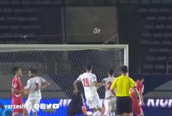 اشتباه جهانبخش و موقعیت خطرناک برای گلزنی تیم کره شمالی دقیقه 82 بازی