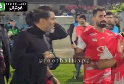 درگیری عجیب برخی از بازیکنان پرسپولیس و ملوان در پایان بازی | 21 آذر 1403