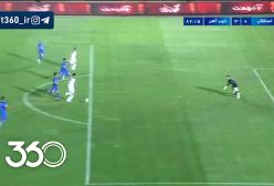 گل سوم ذوب آهن به استقلال و دبل علیاری