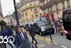 رودری برای مراسم توپ طلا با عصا وارد پاریس شد!