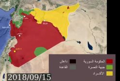 تایم‌لپسِ نقشۀ اشغال سوریه از ۲۰۱۱ تا امروز! ۱۹ آذر ۱۴۰۳