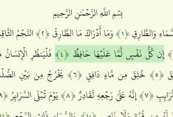 تلاوت قرآن. سوره طارق. پرهیزگار