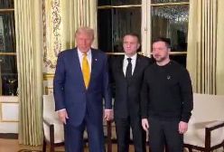 تصاویری از دیدار زلنسکی با ماکرون و ترامپ! ۱۷ آذر ۱۴۰۳