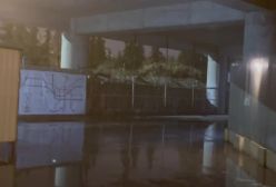 به دلیل بارش های اخیر در تهران مترو حقانی دچار آب گرفتگی شد