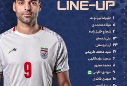 اعلام ترکیب تیم ملی ایران برای بازی مقابل کره شمالی | امروز ساعت ۱۵:۳۰ به وقت ایران