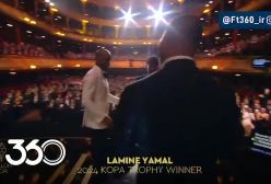 لامین یامال بهترین بازیکن جوان سال | لایمن یامال برنده جایزه کوپا شد!