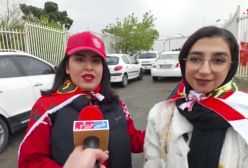 هوادار زن پرسپولیس: این همه آقایان آمدند و ما نیامدیم، یک بار هم برعکس