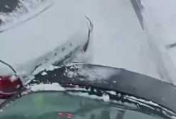 فیلم تصادف زنجیره ای ۹۵ دستگاه خودرو در شمال قزاقستان | 14 دی 1403