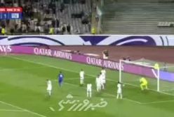 گل دوم ازبکستان وسط شادی گل مهدی طارمی