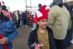 خانواده پرسپولیسی در سردار آزادگان قزوین؛ مادر، دختر و پسر: برای تماشای برد پرسپولیس آمدیم