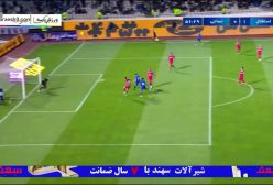 خلاصه بازی استقلال  مقابل  نساجی مازندان