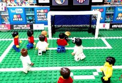 شبیه‌سازی دور رفت یک‌هشتم لیگ قهرمانان اروپا با لگو