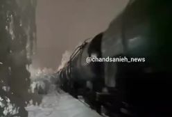 ترکیب زیبای بارش برف در سوادکوه، مازندران و همزمانی عبور قطار در شب برفی  | 2 دی 1403