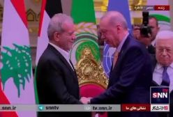 خوش و بش اردوغان و پزشکیان پیش از شروع اجلاس دی-۸ | ۲۹ آذر ۱۴۰۳