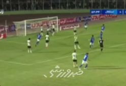 آخرین و تنها گل استقلال به خیبر را ستاره آبی‌ها زد