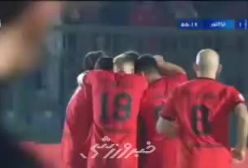 گل اول تراکتور به استقلال توسط آقاسی
