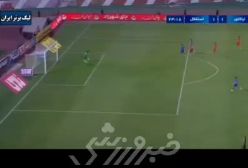 گل اول تراکتور توسط امیرحسین حسین‌زاده