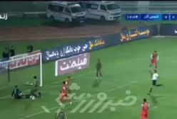 گل جالب علیپور به شمس‌آذر در ورزشگاه شهر قدس