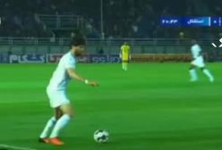 ضربه آرنج بازیکن ذوب‌آهن به چانه و بینی مارشاریپوف