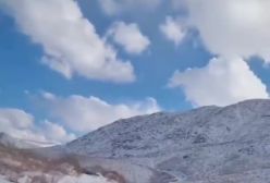 فارس هم سفید پوش شد / ببینید! بارش برف در بوانات فارس | 16 دی 1403