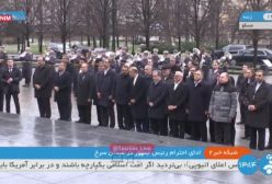 حضور مسعود پزشکیان در میدان سرخ مسکو و ادای احترام در میدان | 28 دی 1403