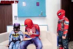 نبرد مرد عنکبوتی /رقابت بچه بت من و بچه مردعنکبوتی