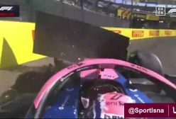 ببینید! تصادف شدید در تمرین فرمول 1 گرندپری ژاپن | 15 فروردین 1404