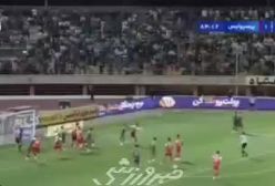 گل دوم پرسپولیس توسط میلاد سرلک به شمس آذر