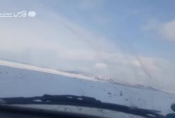 ناپدید شدن یک جاده در خراسان جنوبی برا اثر بارش برف سنگین | 14 دی 1403