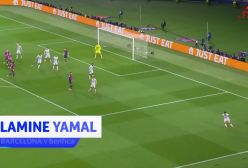 گل خارق‌ العاده لامین یامال! | گل‌های یک هشتم نهایی لیگ قهرمانان اروپا
