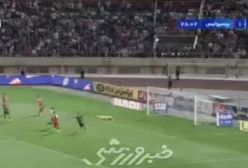 گل سوم شمس آذر مقابل پرسپولیس توسط محمد جواد آزاده