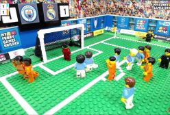 شبیه‌ سازی بازی منچسترسیتی - رئال مادرید با لگو