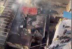 آتش سوزی مهیب بازار قائم تهران که قبل از رسیدن آتش‌نشانی توسط مردم مهار شد | 28 دی 1403