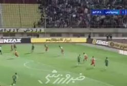 گل دوم شمس آذر قزوین به پرسپولیس توسط کومار
