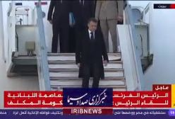 ورود امانوئل ماکرون رئیس‌جمهور فرانسه به لبنان | 28 دی 1403