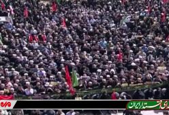 تصاویری از مراسم پرشور تشییع و تدفین پیکر سپهبد شهید علی شادمانی در همدان | 8 تیر 1404