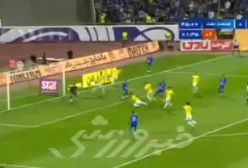 واکنش استثنایی دروازه‌بان صنعت نفت مقابل ضربه جلالی